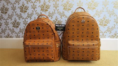 mcm tote bag real vs fake|mcm backpack rep.